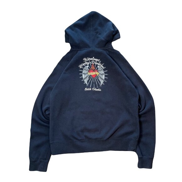 Harley Davidson Stream-Line Kamloops Zip Hoodie Women's XL - Picture 2 of 8
